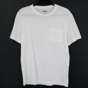 J. Crew Vintage Wash T-Shirt Mens S White Preppy Mod Classic Normcore Basic NWT